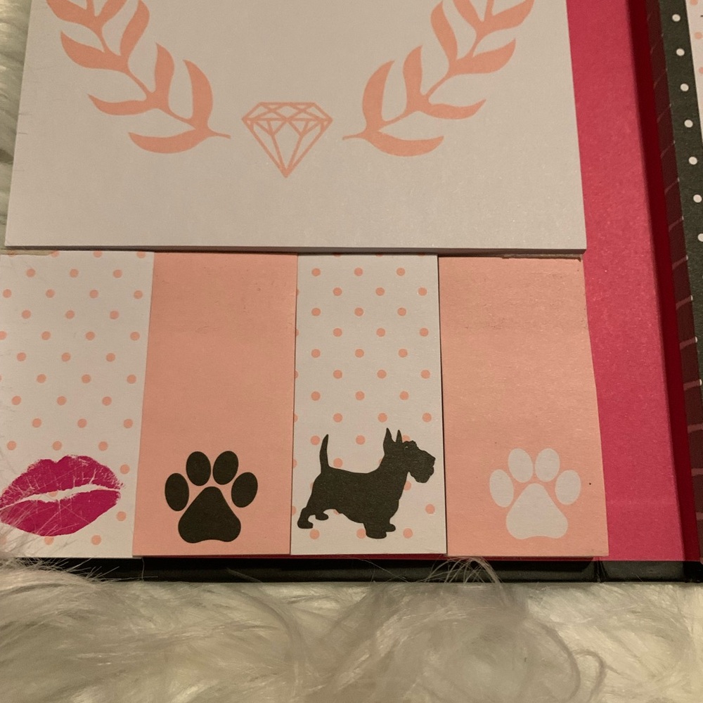 JUICY COUTURE trifold Scotty Dog print planner LNWOT - Picture 6 of 8